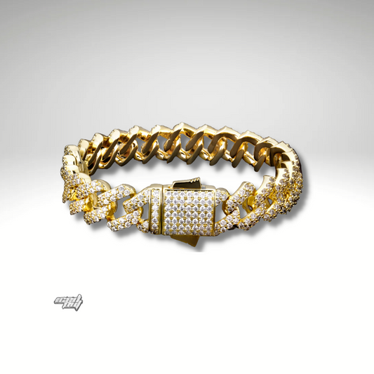 ICED OUT Diamond Cut Armband (12mm) (Forpöntun)